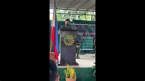 WATCH: NAKAKABILIB NA WELCOME REMARKS OF MAJ .